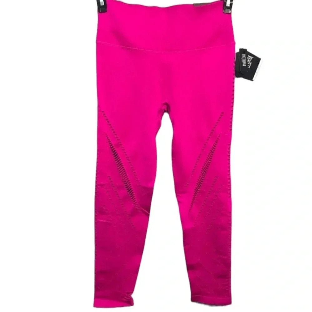 NWT VSX Pink Seamless Tights Leggings Size Large